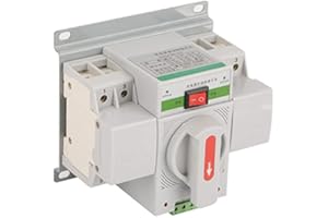 GAROSA Interruptor de Transferencia Automática Interruptor Disyuntor de Cambio de Generador de Energía Electrónico Dual Interruptor de Transferencia disyuntor de potencia inteligente 220V 63A 2P