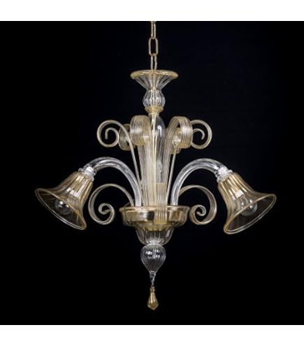 Quot;Valeria" Lustre En Cristal De Murano