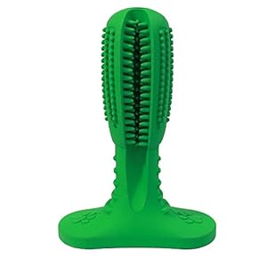 Sweetneed Cepillo de Dientes para Perro-Limpiador de Dientes de Perro- Limpieza de Dientes de Perro Juguetes para Masticar Cuidado Oral para Mascotas Regalo de Amante de los Animales （Verde Azul）