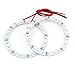Produktbild 2 x 80mm 24 SMD LED Rück Angel Eyes Ringleuchte Rot