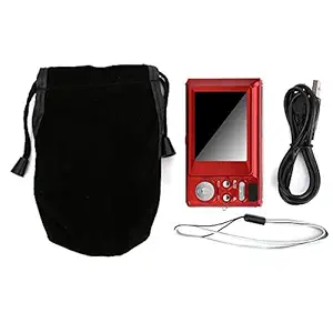 21Mp Video Camera Camcorder, 8 Times Digital Zoom Children Camera with 2.4In Tft Screen and Built-in Battery, Digital Camera Recorder for Children(red)