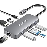【Carga 100W y Garantía Adicional】El puerto de carga de PD cuenta con una transferencia de energía de 100W que le permite cargar su laptop mientras hace uso de otras funciones. ➤ Obtenga una garantía de 12 meses adicional por cada HUB USB C de HooToo que registre. Además, no dude en contactarnos para una garantía adicional de 18 meses