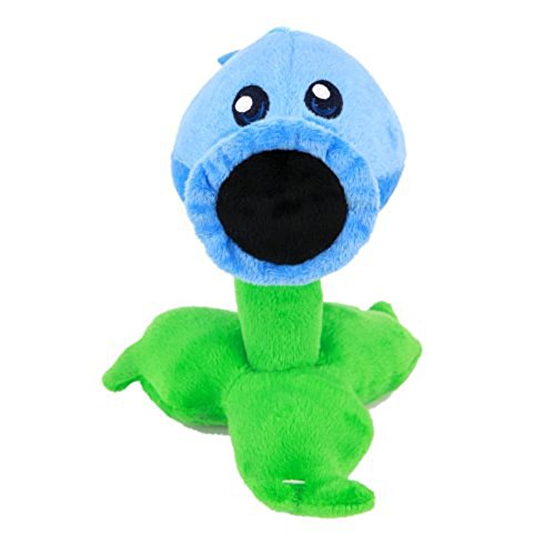 MeMoreCool Plants Vs Zombies Plush Toy Ice Peashooter 17cm/6.7" Tall (Small Size)