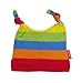 Toby Tiger Unisex Baby Organic Multi Stripe Hat Multicolored Stripe 6 - 12 Months
