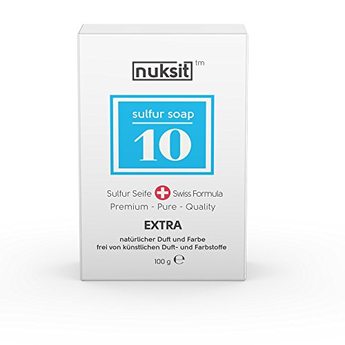 2 Stück Schwefel Seife 10% – Nuksit 10% Sulfur Soap – 2 pack – 407 - 2