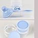 Vicky Store 1 Portable Baby Infant Feeding Milk Powder &Food Bottle Container 3 Cells Grid Box random colour