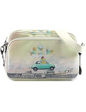 Borsa Tracolla S White Gun Metal Funny Rome H 331