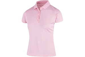 Island GREEN Womens Golf Plain Flatlock Stitch 2 Way Stretch Polo Shirt