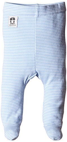 Pippi Baby-Boys Leggings with Foot Trousers, Light Blue, 0-3 Months (Manufacturer Size:50)