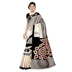 Fabwomen Women's Cotton Silk Saree With Blouse (S181864 _Multi Color_ Free Size)