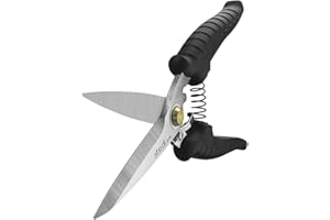 stedi Mehrzweck-Schwerlastschere, scharfe Klingen mit feinem Wellenschliff, Schere aus rostfreiem Stahl mit hohem Kohlenstoffgehalt für den Hausgebrauch