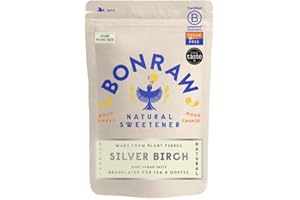 BONRAW Silverbirch Natural Xylitol Sugar 200g - Alternative Sugar Sweetener - Great Natural Replacement for White Sugar