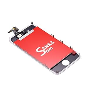 SANKA Schermo Display LCD Assembly Digitizer Sostituzione Schermo per iPhone 4S-Bianco - immagine 4