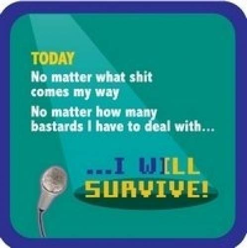 Preisvergleich Produktbild Boxer Gifts I Will Survive Untersetzer