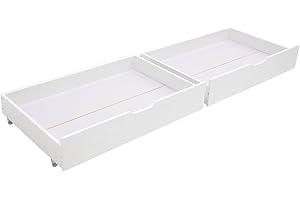 HAPPY GARDEN Set di 2 cassetti bianchi sotto il letto MARCEAU