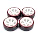 Produktbild laonBonnie AUSTAR 4pcs Hartplastik 64mm Felgenreifen Reifen Rad für 1/10 RC Drift Cars