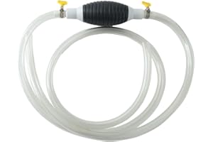 ‎GIVUAIME givuaime Multifunktions-Flüssigkeitssauger, 2024 Neuest Handwasserpumpe, Handpumpe Benzin mit Schlauch und Metallklammer, Upgrade Saugpumpe für Gas Öl Kraftstoff Benzin Diesel Flüssigkeit (3M)