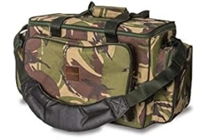Saber - DPM Carryall - 26 x 40 x 30cm - Ideal for Fishing Gear, Fishing Tackle & Other Fishing Accessories - Protects Equipment - Padded Shoulder Strap - Organised & Secure - Multiple Uses