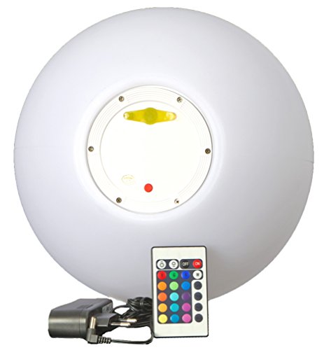 LED Leuchtkugel Gartenkugel kabellos mit Akku 20 cm multicolor RGB mit Farbwechsel und Fernbedienung aufladbar - 8