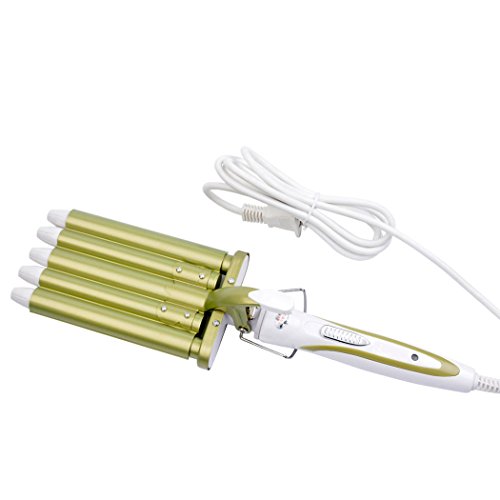 inkint ® Frisur Werkzeuge King Size 5 Barrels Five Rohrverbinder Big Haar-Welle Lockenwickler Locken Lockenstäbe(Nano Titanium Keramik) - 3