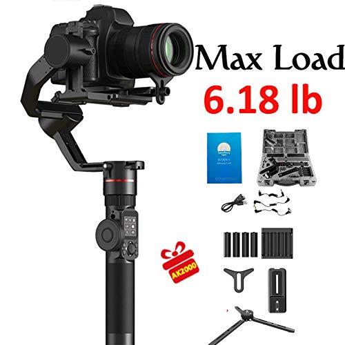 FeiyuTech AK2000 3-Axis Camera Stabilizer 2.8KG Payload with Follow Focus Zoom for Sony Canon 5D Panasonic GH5/GH5S Nikon D850