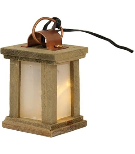 Feu De Camp LED Pour Crèche De Noël - Accessoire D'éclairage 3,5V, Hauteur 90mm, Pour Décoration De Crèche Ou Modèle Réduit