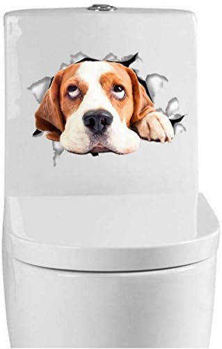 Three - dimensional kitten puppy wall decoration bathroom toilet stickers notebook stickers wall stickers