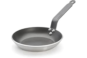 De Buyer - Poêle ronde antiadhésive CHOC en aluminium - Diamètre 20 cm -, Gris