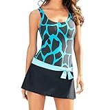 Damen Seitlich Gebunden Bikini-sets Abnehmbar Bademode Push-up Bikinioberteil mit Nackenträger Damen Bademode Push Up Bikini Set Zweiteilige Badeanzug Strandkleidung Crossover Neckholder Triangel Oberteil Bandeau Strandmode Sport Split Blumen Bikinihose Damen Bikini-Sets Bademode Bikini Push-up Bikinioberteil mit Nackenträger - Seitlich Gebunden Bikinihose und Neckholder Bikini Bademode für Damen