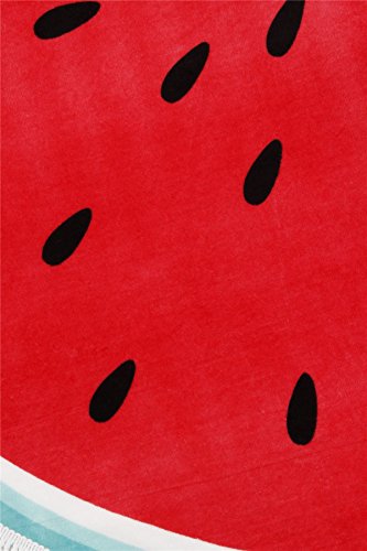 South Beach, Weich Rund Handtuch, Wassermelone und Aztek Design – Wassermelone - 3