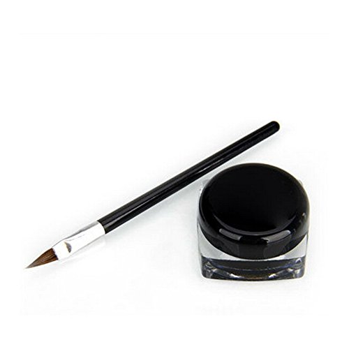 Waterproof Long Lasting Eyeliner Curd Gel With Brush for Cosmetics Makeup