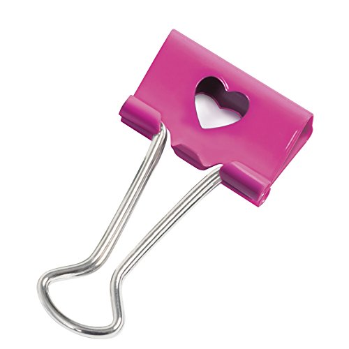 Rapesco - Caja de 20 pinzas clips de 19mm hasta 75 hojas con corazones rosas reviews Rapesco - Caja de 20 pinzas clips de 19mm hasta 75 hojas con corazones rosas