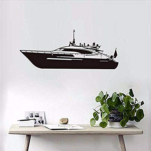 Adhesivo De Pared 3d Gran Lancha Motora Etiqueta De La Pared