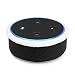 Produktbild Fintie Amazon Echo Dot Hülle (nur für Echo Dot 2. Generation geeignet), Premium Kunstleder Plüsch Schutzhülle Case Cover Tasche für Amazon All-New Echo Dot (2nd Generation), Schwarz