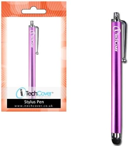 iTechCover® Samsung Galaxy Mega 6.3 I9200 Purple Touch Screen Stylus Pen