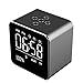 Produktbild Funk-Uhr Wireless Bluetooth-Lautsprecher Mini-Würfel tragbarer Lautsprecher mit LCD-Display Stereo-Subwoofer mit eingebautem Mikrofon für iPhone 6/6S/7 Plus/iPad/iPod Mini
