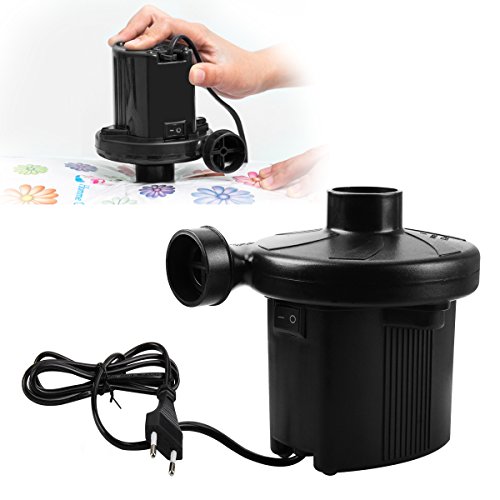 Preisvergleich Produktbild Elektrische Luftpumpe, tronisky 50W Luftkompressor Schlauchboote, Gästebetten, aufblasbare Schwimmtiere oder Camping–Automatisches und schnelles Auf- und Abpumpen, 220V-240V