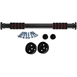 GOCART WITH G LOGO Chrome Plated Pull-Up Bar Doorway Gym Exercise Chin up for Home Gym with Adjustable Width 63 CM to 95CM Ho