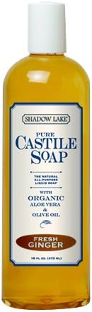 Shadow Lake Castile Liquid Soap - Ginger - 2 oz
