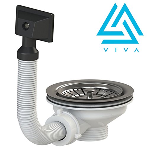 VIVA BASKET STRAINER WASTE WITH SQUARE OVERFLOW 40MM by Viva - 3