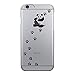 Produktbild licaso® iPhone TPU Hülle Disney Case transparent klare Schutzhülle Panda Hülle aus Silikon iphone6 Tasche Pandabär Case (iPhone 6 4,7", Pandaspuren)