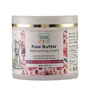 Hydrating Butter Balm Dog Pets for Paws and Elbows Softens Your Dog's Rough, Dry Paws and Elbows Cream, Wax Dry, Cracked, Chapped Paws Repair, Soften & Moisturizer (Ayush Approved)