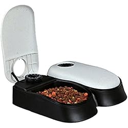 Trixie Distributeur Automatique de Nourriture Noir/Granit 27 × 7 × 24 cm pour Chien