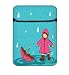 Snoogg Abstract Rainy Season Background With Cute Kid 12 Inch Laptop Case Flip Sleeve Bag Computer Cover RS.499.00