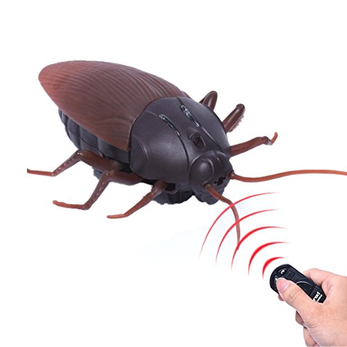 Preisvergleich Produktbild erthome Erschreckend Widerlich Hohe Simulation Tier Kakerlake Infrarot Fernbedienung Spielzeug Geschenk mit Batterie
