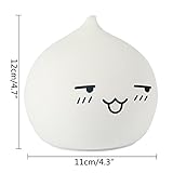 LiZhi LED Nachtlicht,Kinder Silikon LED Nachtlicht mit 7 Farben ,USB aufladbar Touch Sensor LED Nachttischlampe für Babys Zimmer, Schlafzimmer Wohnzimmer,Camping,Picknick Indoor/Outdoor - 5