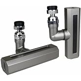 KINETEX 360&deg; Oynar Başlıklı, 4 Fonksiyonlu Geniş Şelale Perlat&ouml;r Musluk Ucu, KTX-3288 Model, Siyah