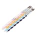 Tinksky 5pcs Nail Art Gel Acrylic Brushes Set Carving Pen Brush Liquid Powder DIY No.12.10.8.6.4