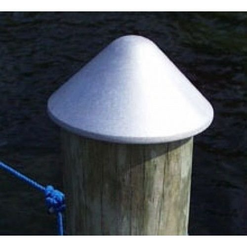 Pfostenkappe Aluminium Ø 130 mm, Rund mit Dorn, Kappe für Pfosten bis 12 cm Ø von Gartenwelt Riegelsberger - 3