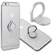 Produktbild Professionelle Handy Ring Halterung & Ständer mit 360 Grad Dreh- und 180 Grad Schwenkfunktion für Smartphones, Fernbedienungen, eReader, Kindle Tablets | hochwertiger Handyring, Handyringhalter, Ringhalterung, Finger Halter, Fingerring, Handyhalterung, Handyhalter, Fingerhalterung, Fingerhalter, Ringhalterung, Ringhalter, Smartphone Finger Ständer, Metallring, mobile cell phone holder, ring stand | Apple iPhone 7 Plus Samsung Galaxy S8 OnePlus Sony Huawai LG Htc Nokia